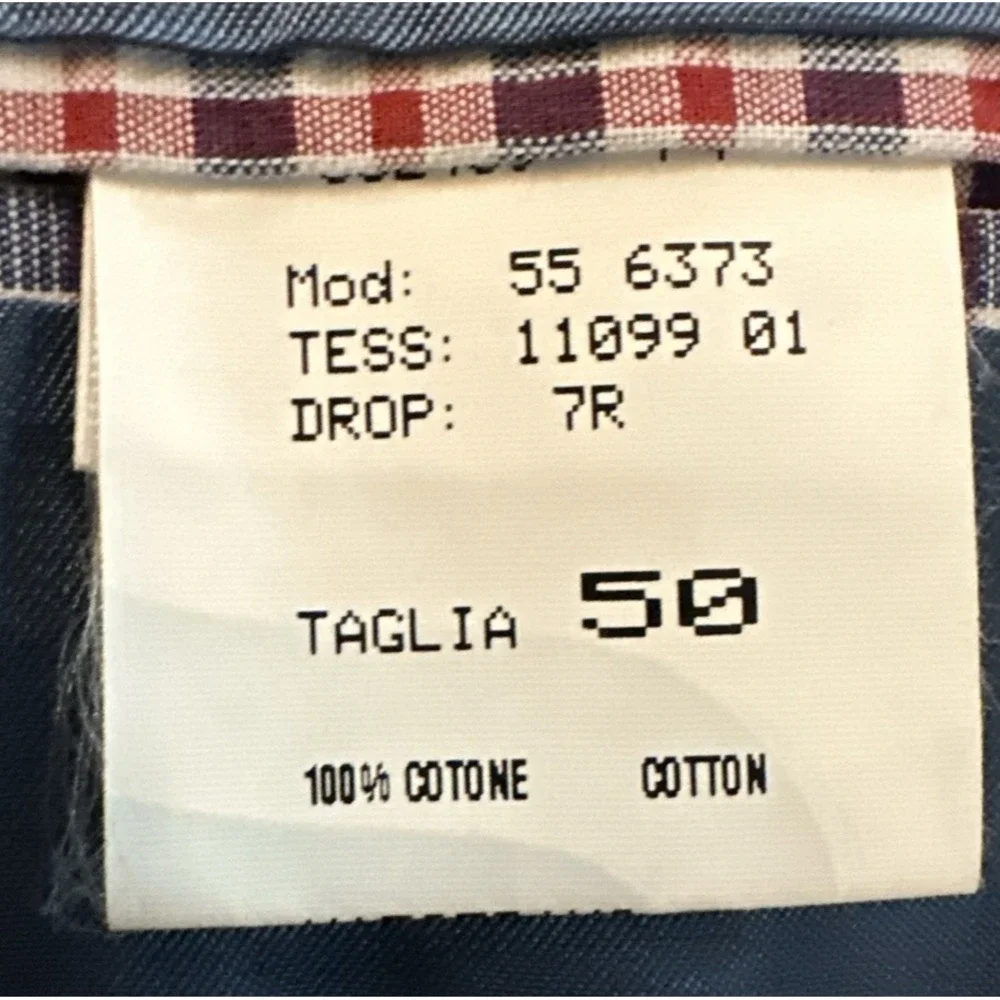 Maestrami Made in Italy Blazer – Men's EU 50 (US 40) – Cotton, Check pattern‎ - Picture 8 of 12